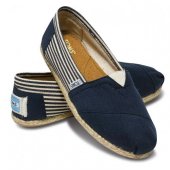   University Navy Rope Sole  Toms