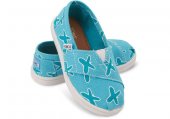    Classics Butterfly Turquoise Canvas Tiny Toms Toms