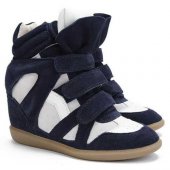      Sneakers Blue White Isabel Marant