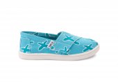   Classics Butterfly Turquoise Canvas Tiny Toms -   - Odensya.ru