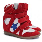     Sneakers Red White Star Isabel Marant
